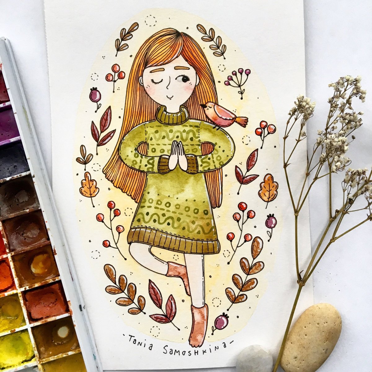 Милые куклы открыточки от Gallarda