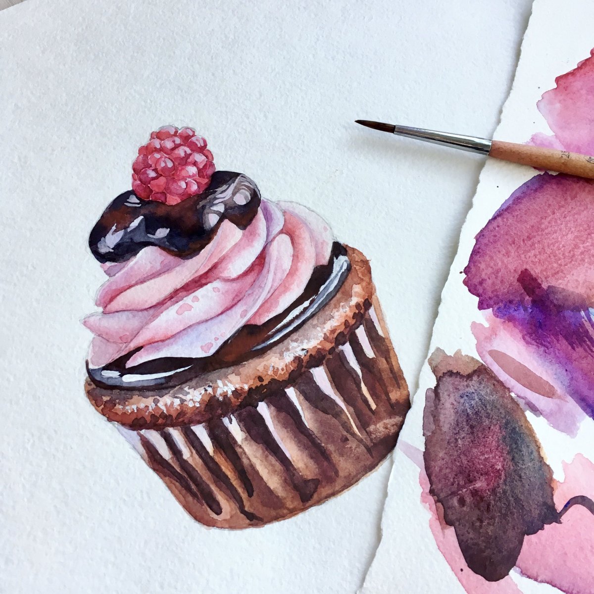 Вкусности акварелью