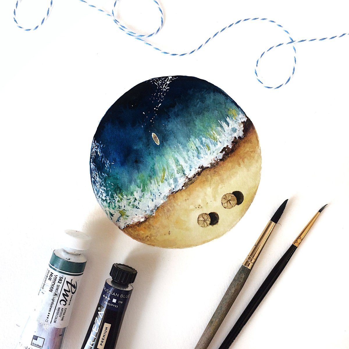 Мини рисунки акварелью простые