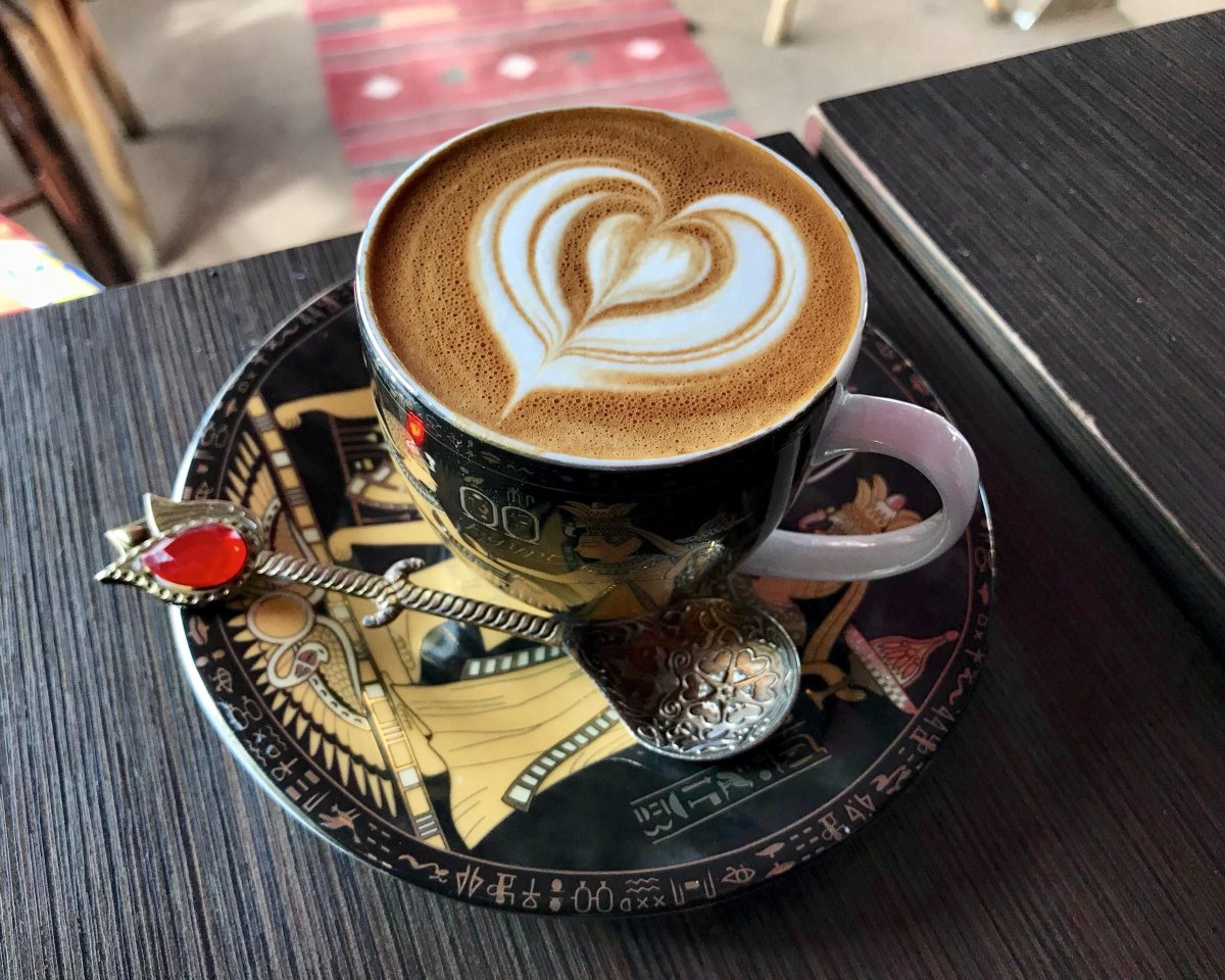 Красивая чашка кофе