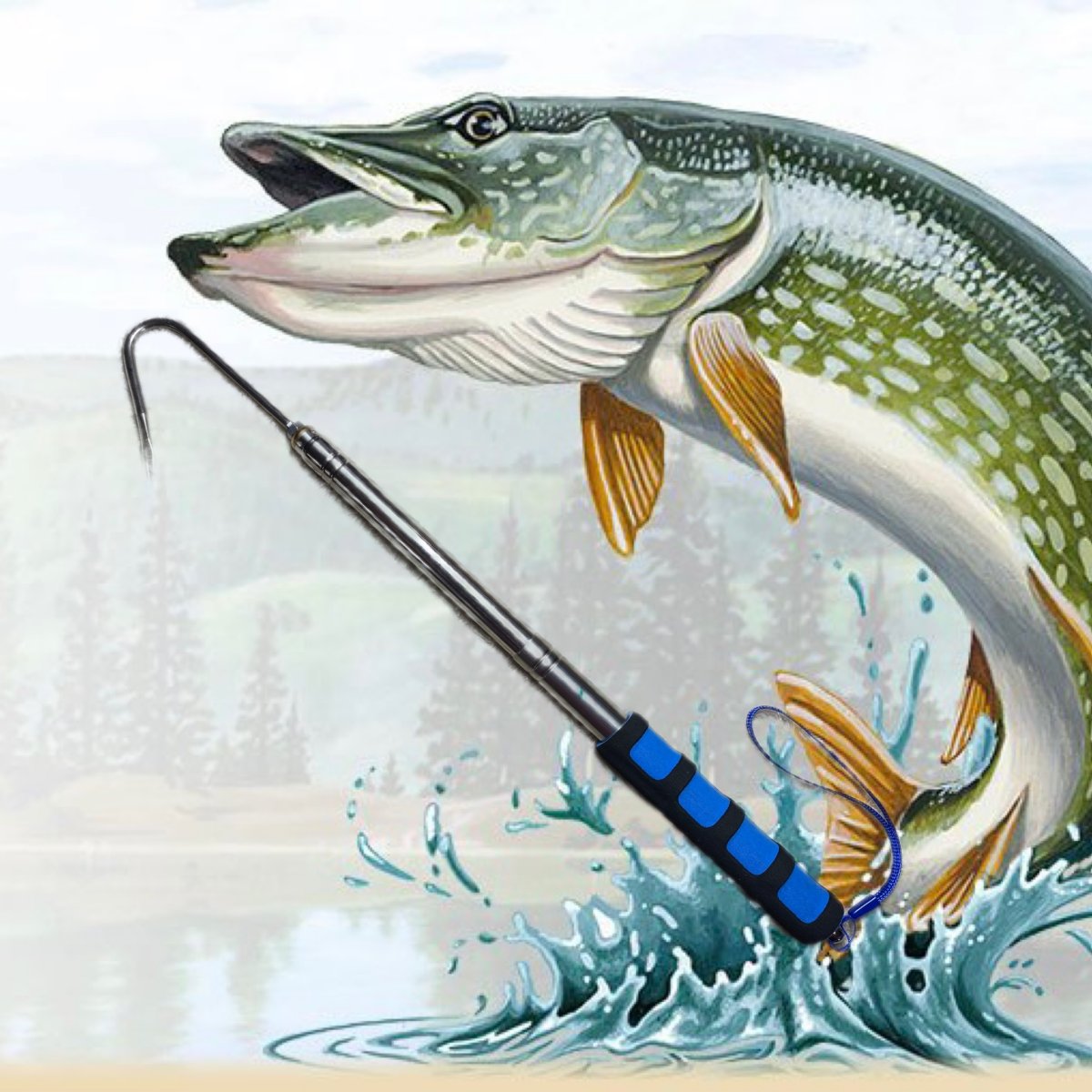 Щука стилизация