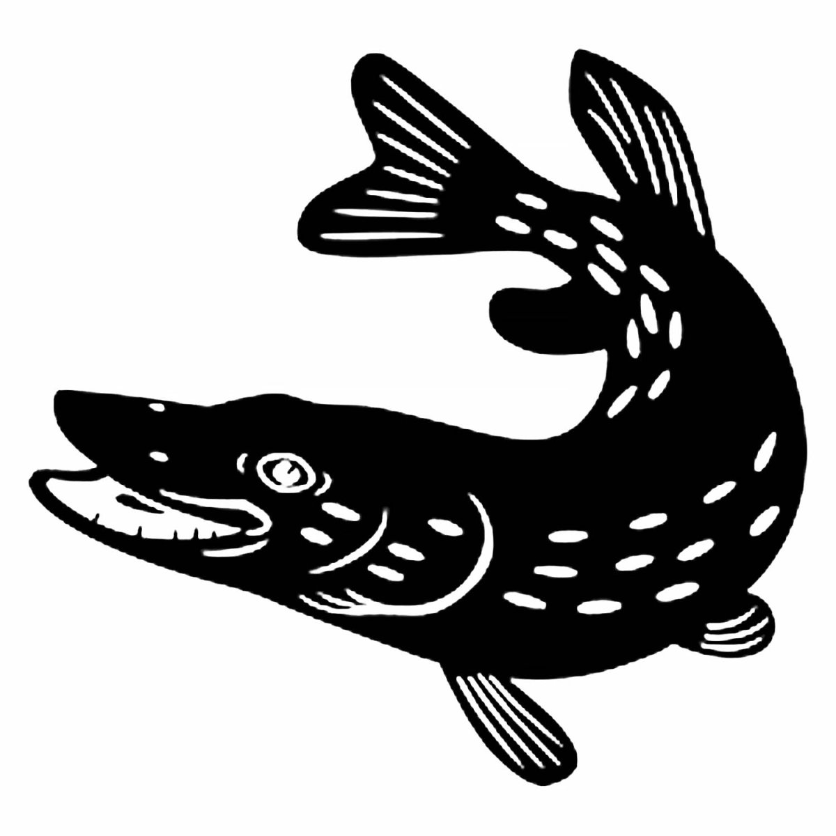 Маска щуки на голову