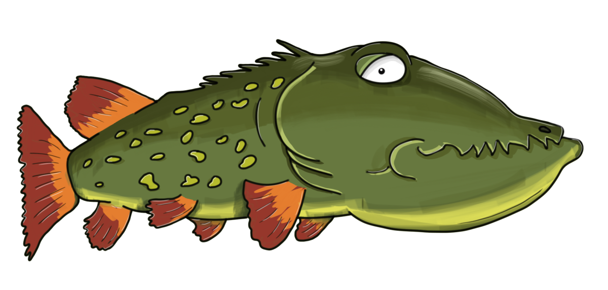 Стилизованная щука