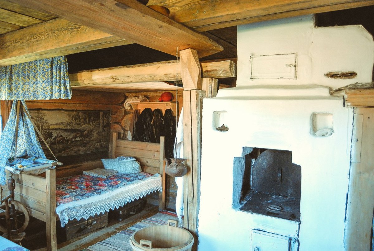 Русская изба полати