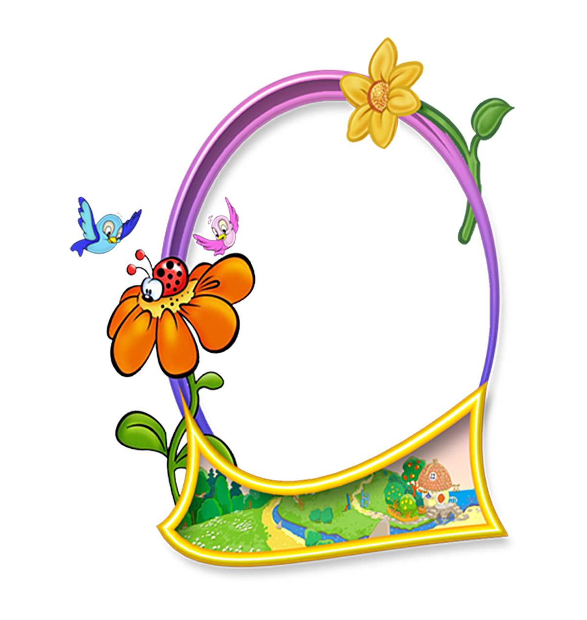 Рамка для виньетки детский сад