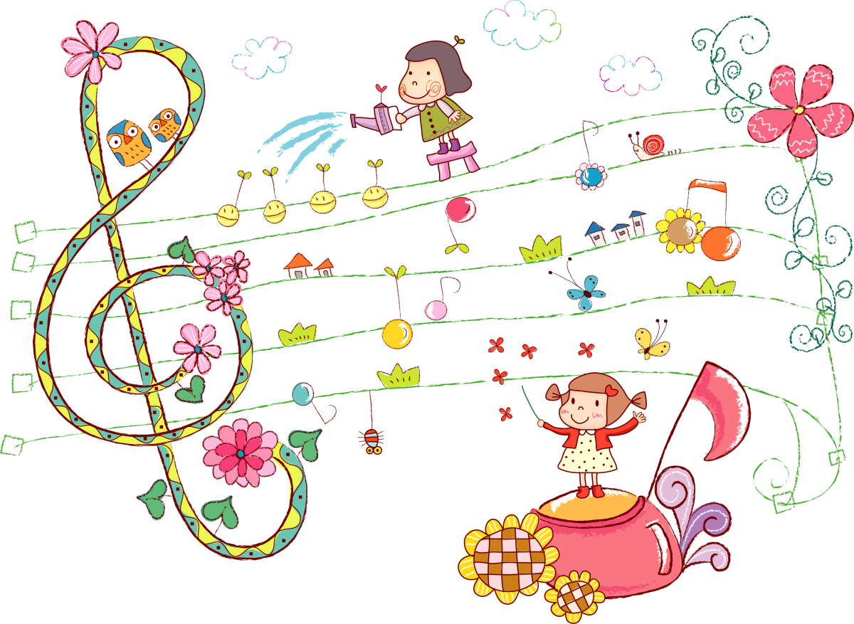 Веселые нотки для детей