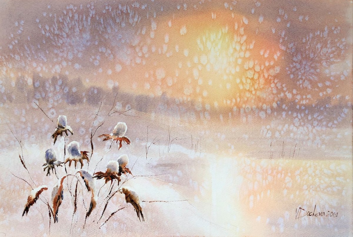 Венета Дочева акварель