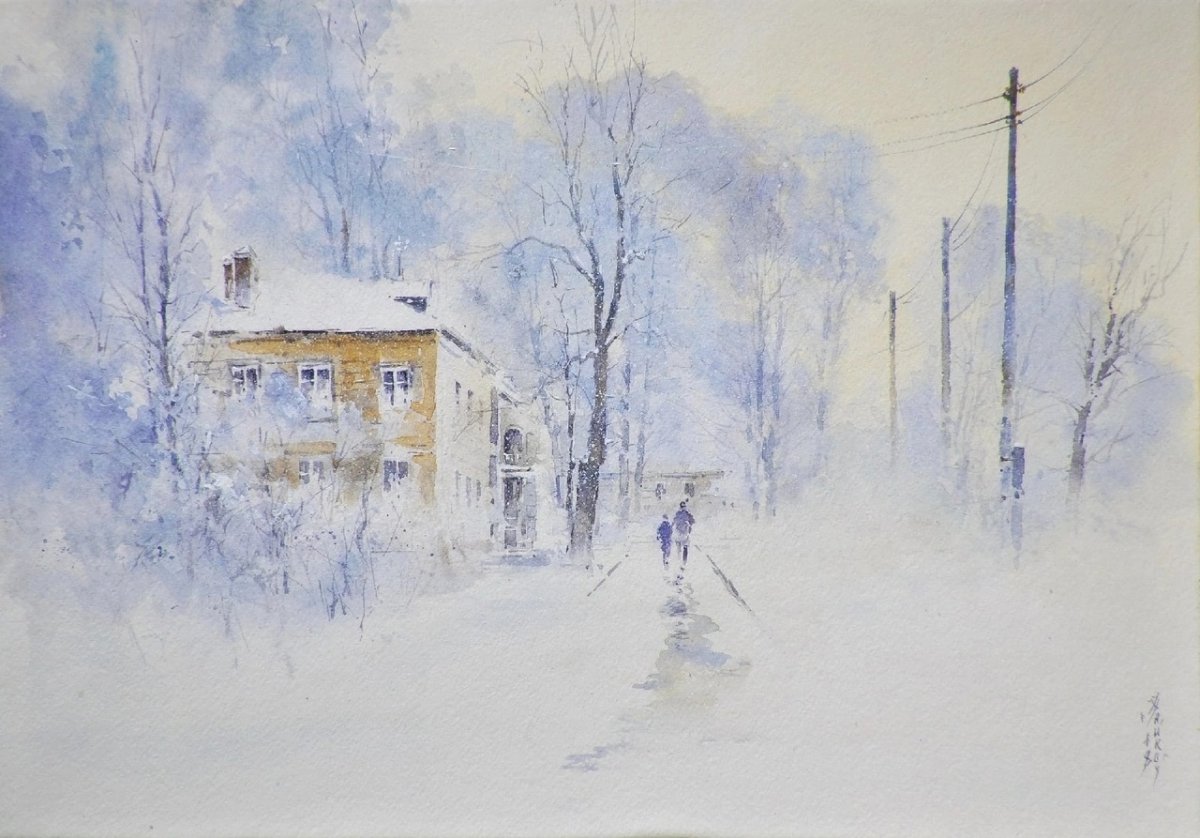 Художник Игорь Хайков акварель