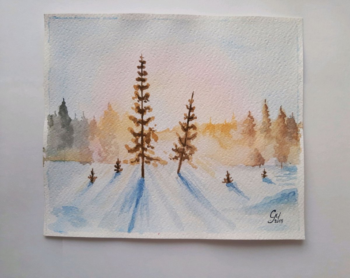 Новогодний пейзаж