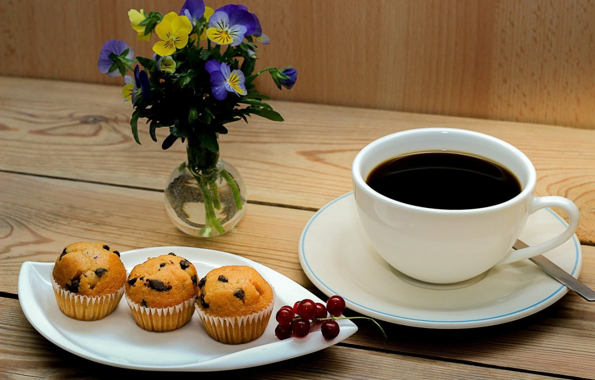 Кофе и кекс