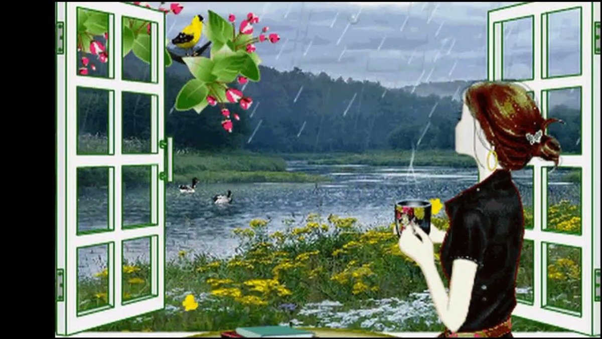 Чашечка кофе на окне