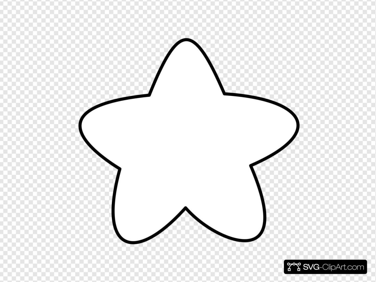 Звезда контур
