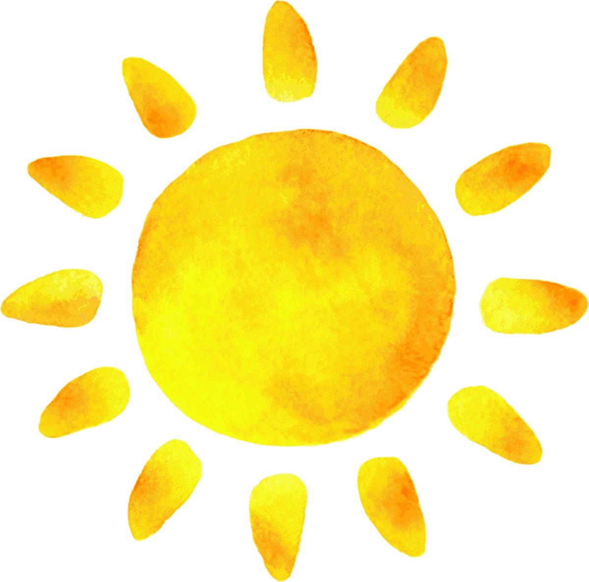 Солнце из мультфильма