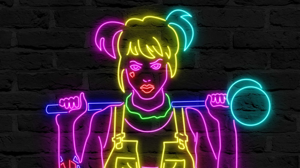 Неоновые иллюстрации