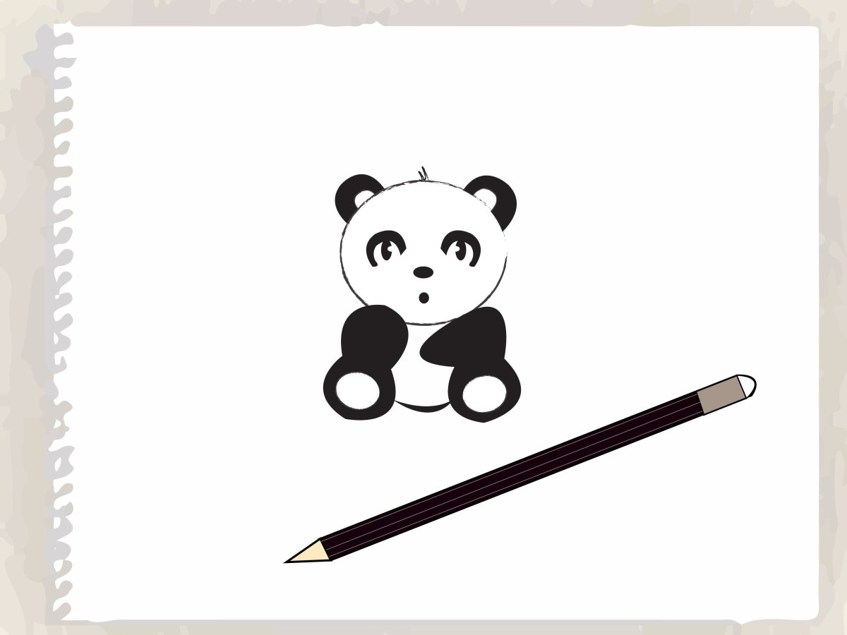 Панда арт
