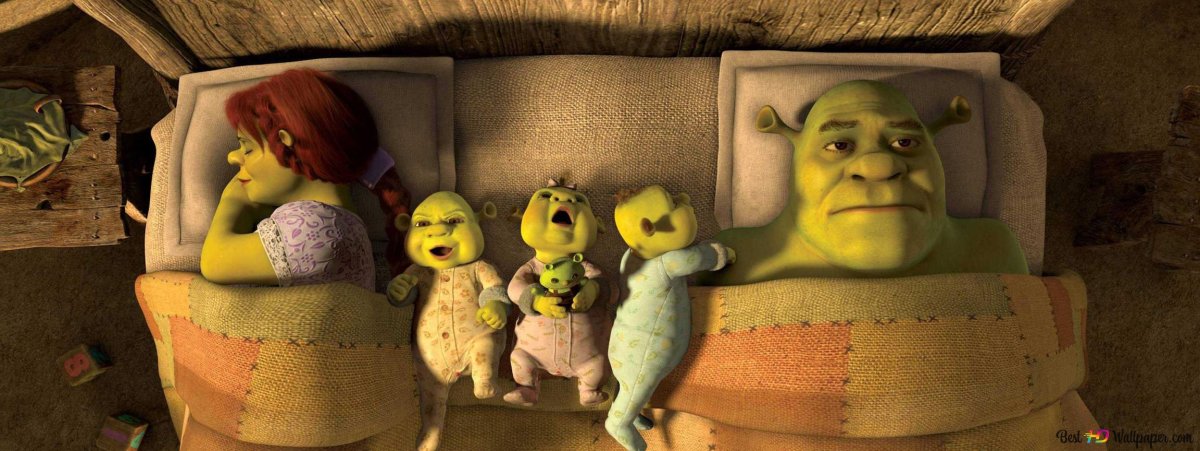 Фиона с детьми