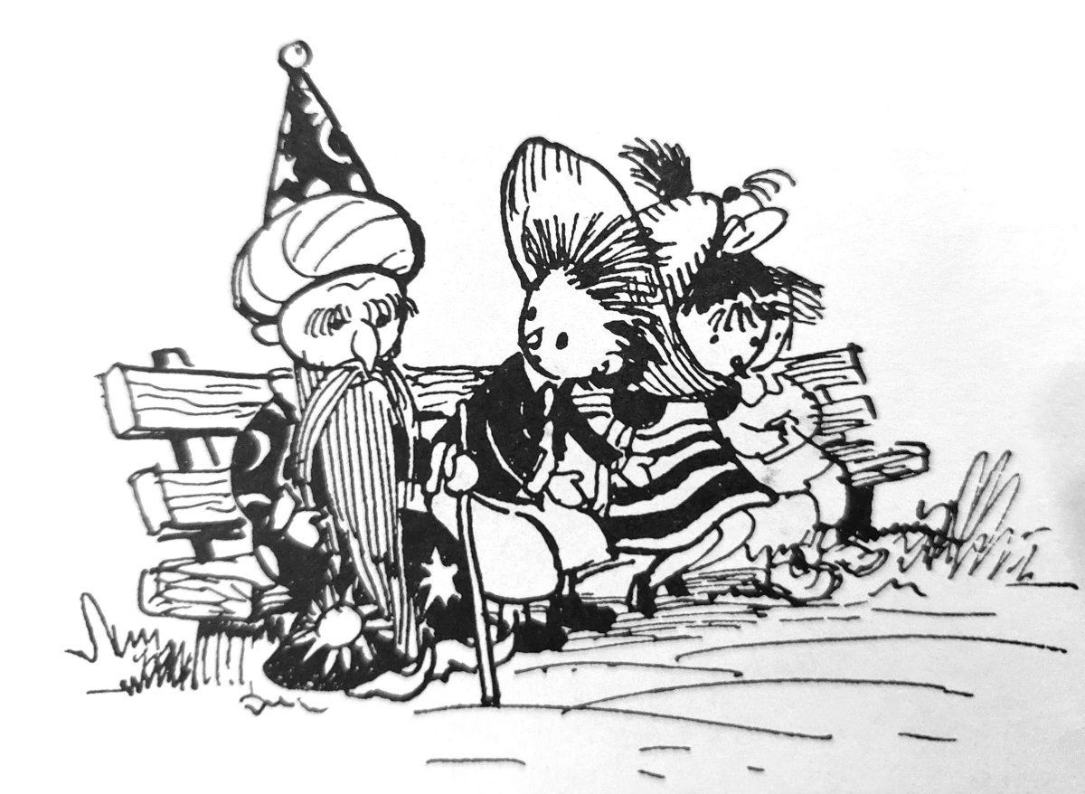 Картинки Незнайка на пеньке