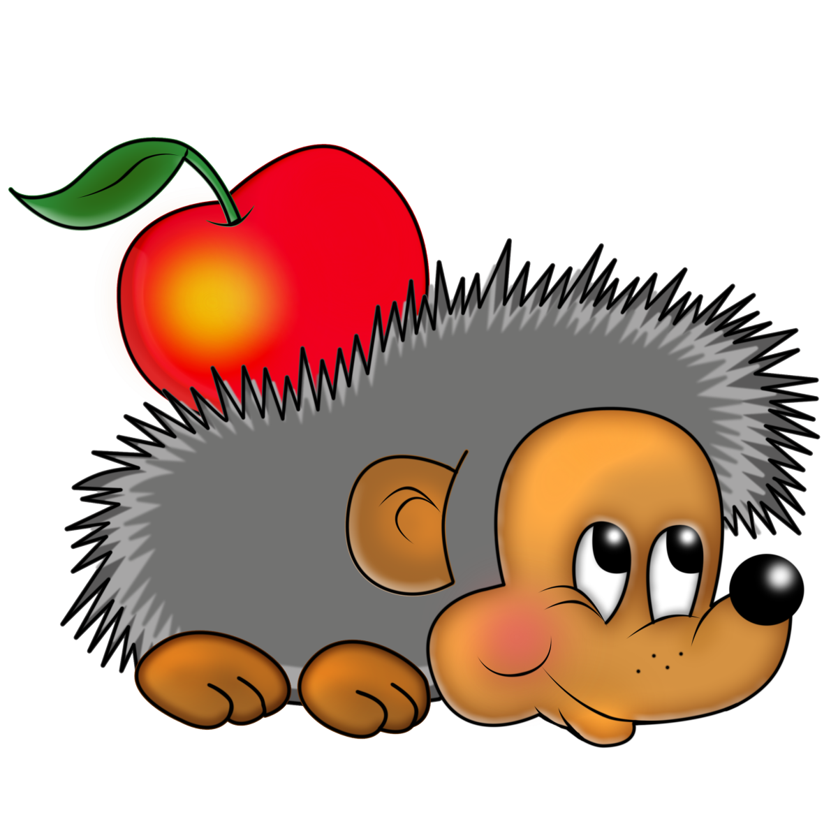 Ежики мультяшные