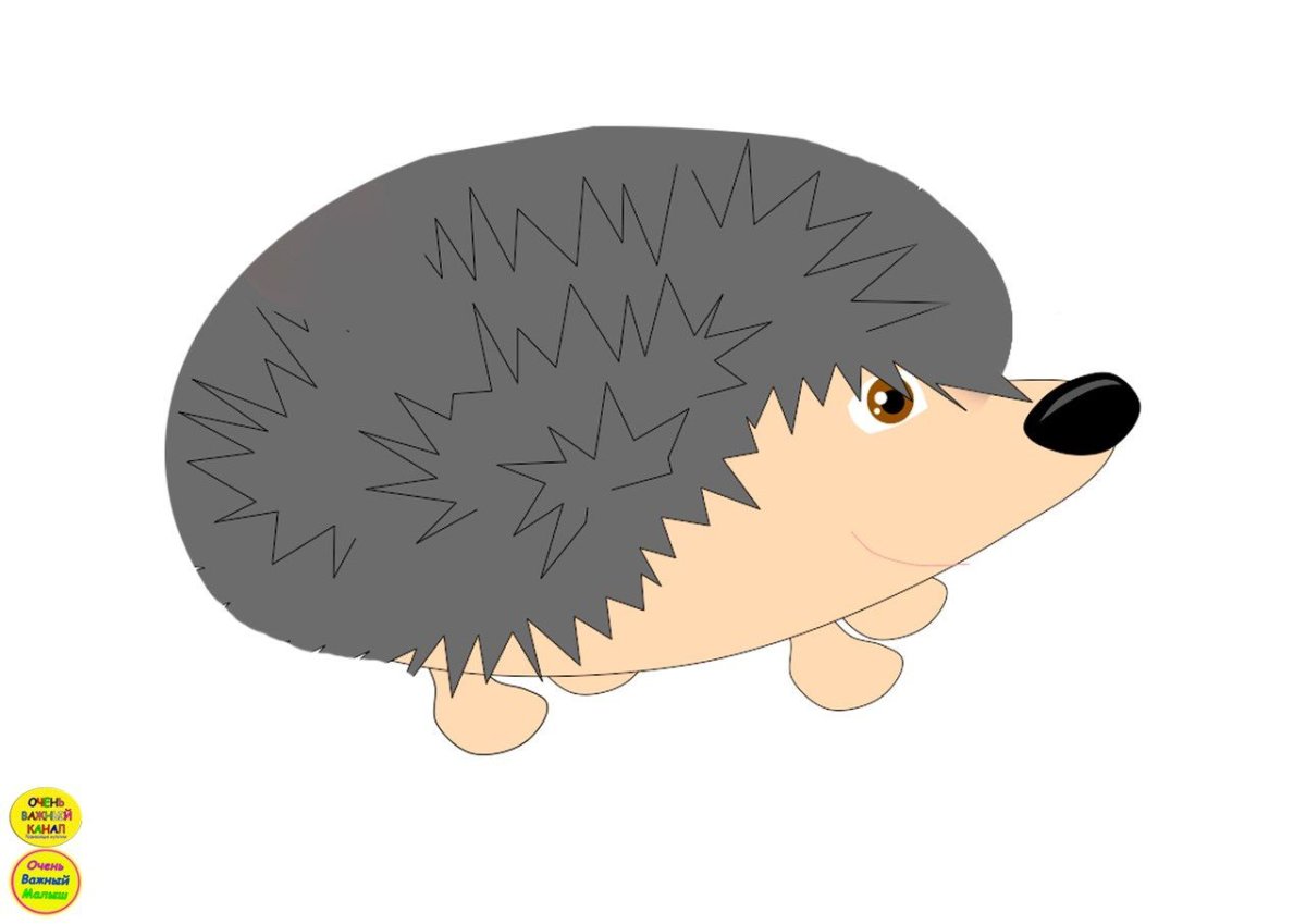 Глазки мультяшные ежикам