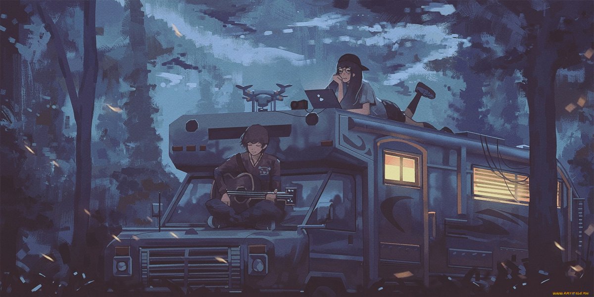 Арты в стиле lo-Fi