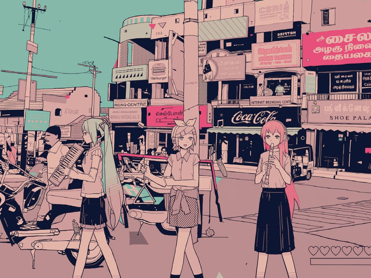 Аниме обои Эстетика