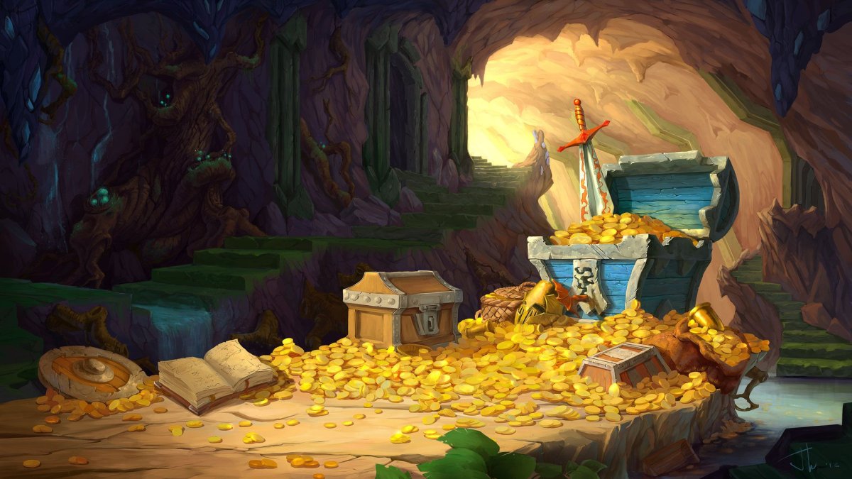 Клад в пещере