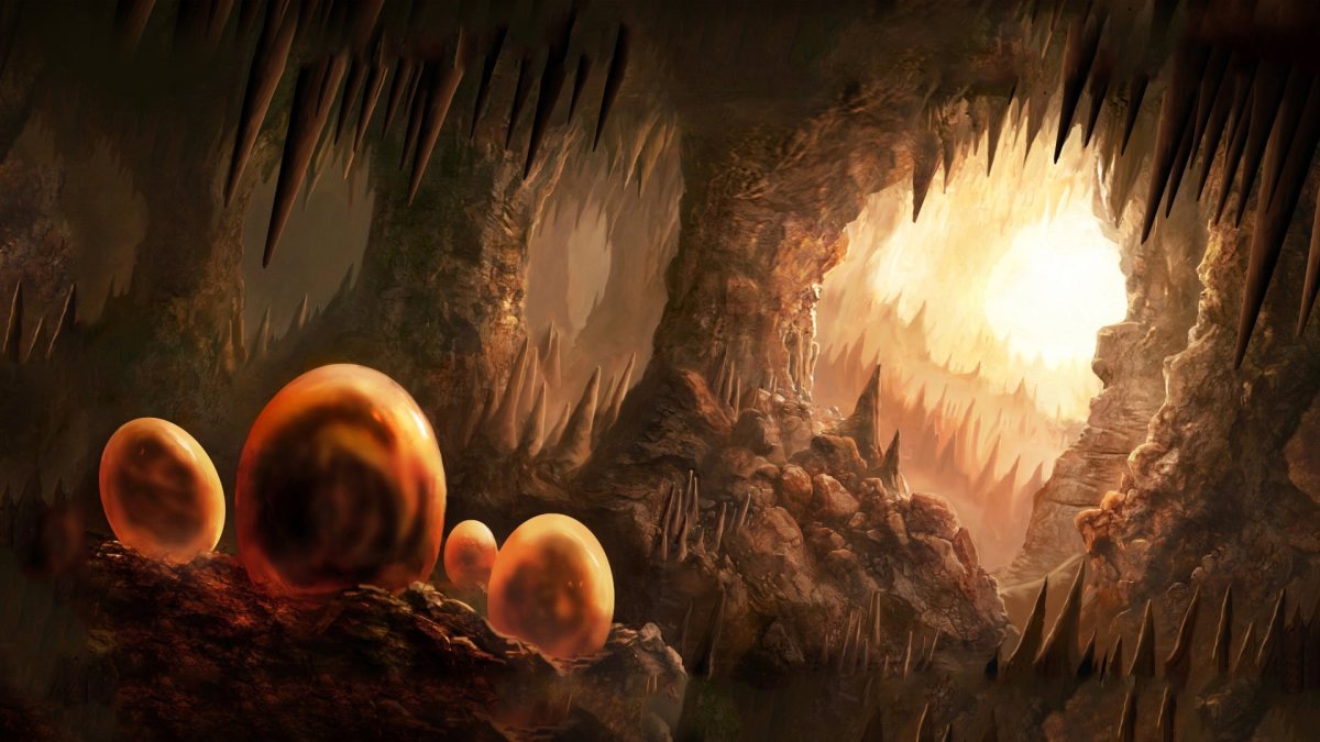 Пещера с золотом