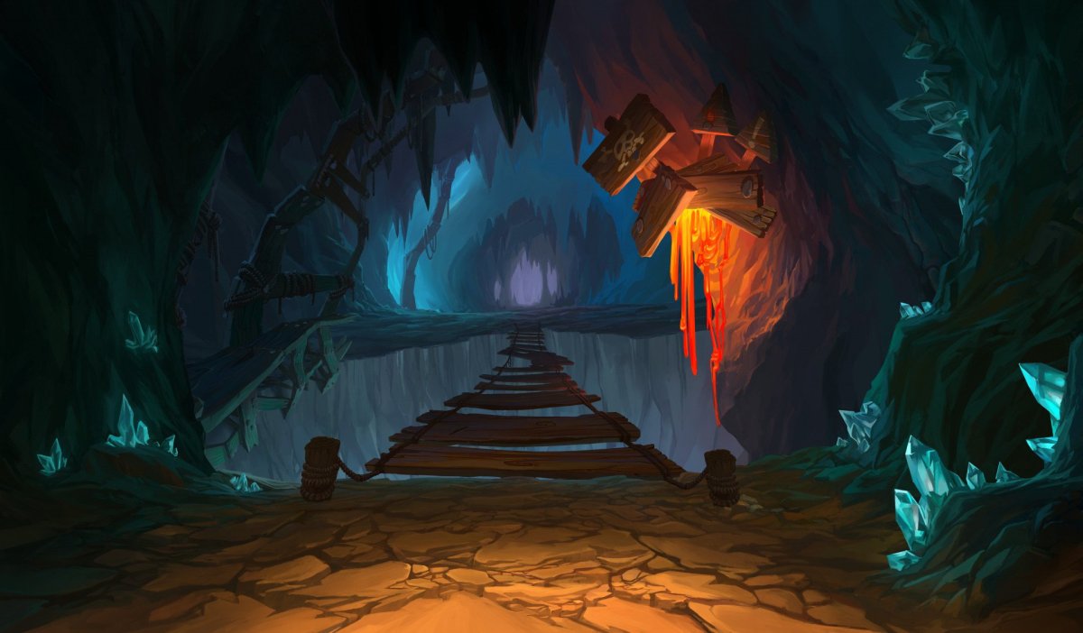 Пещера для детей с сундуком