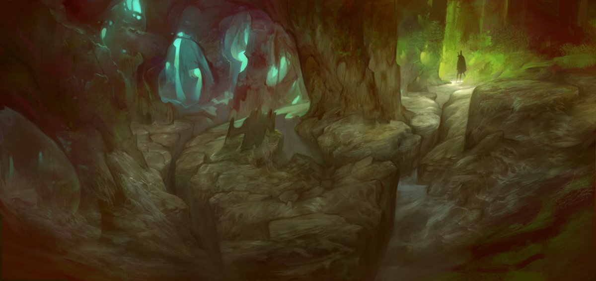 Пещера с золотом