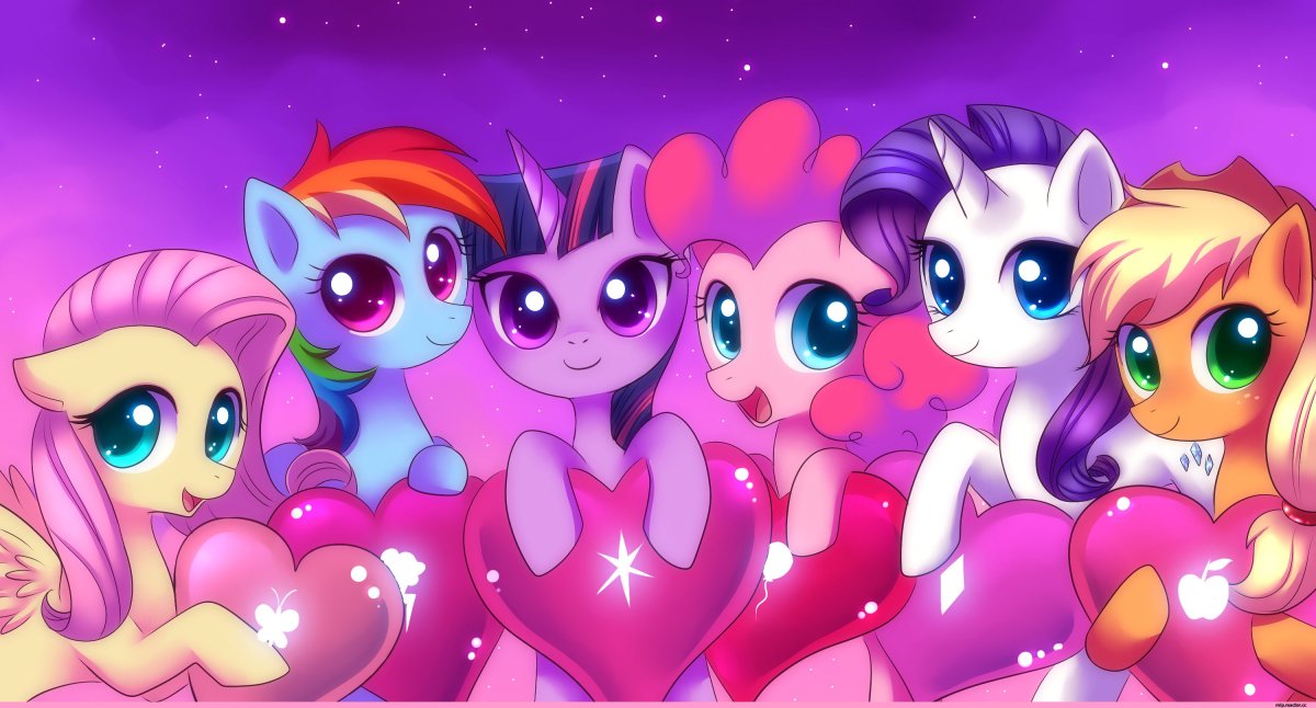 Маленькие милые пони