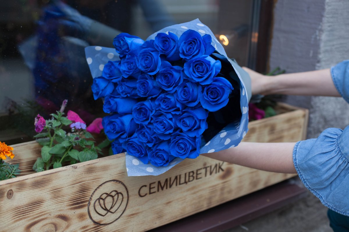 25 Синих роз