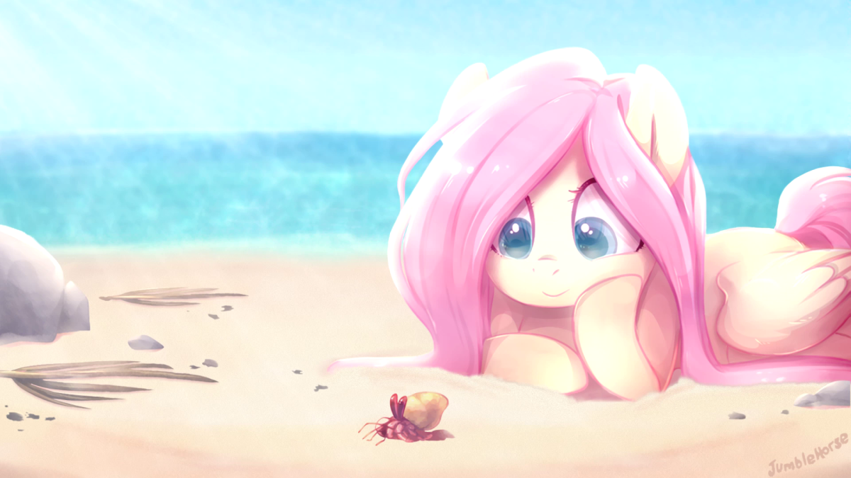 Аниме пони арты Флаттершай