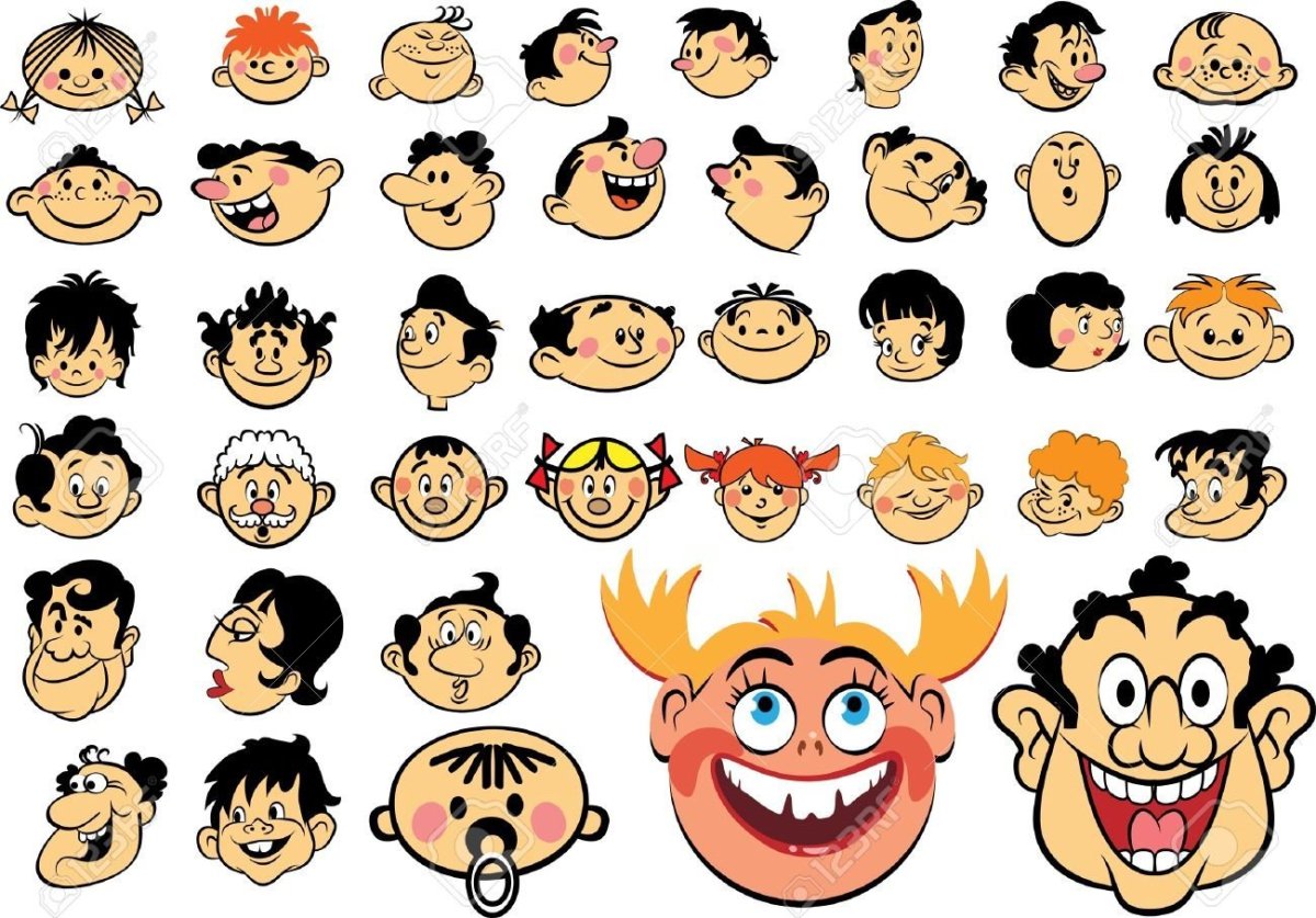 Забавные рожицы людей