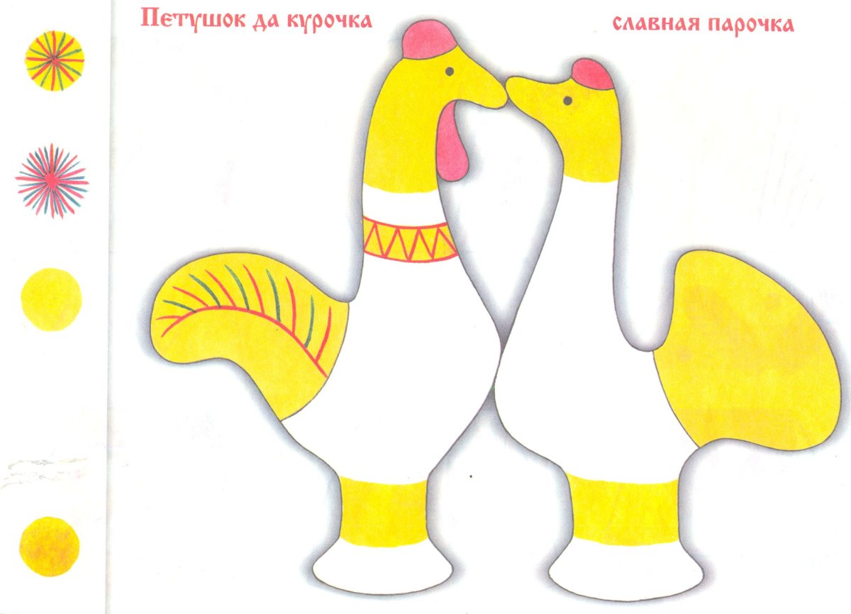 Матрешка, Дымковская игрушка, свистульки: Филимоновская, Городецкая