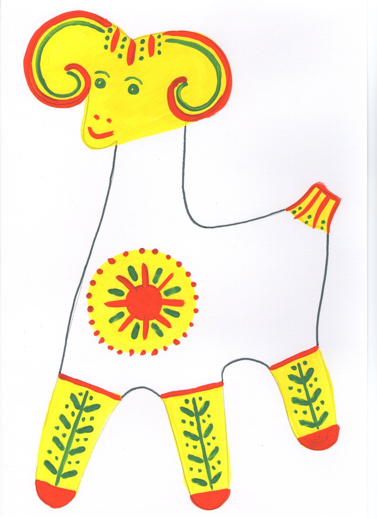 Плакат Филимоновская свистулька