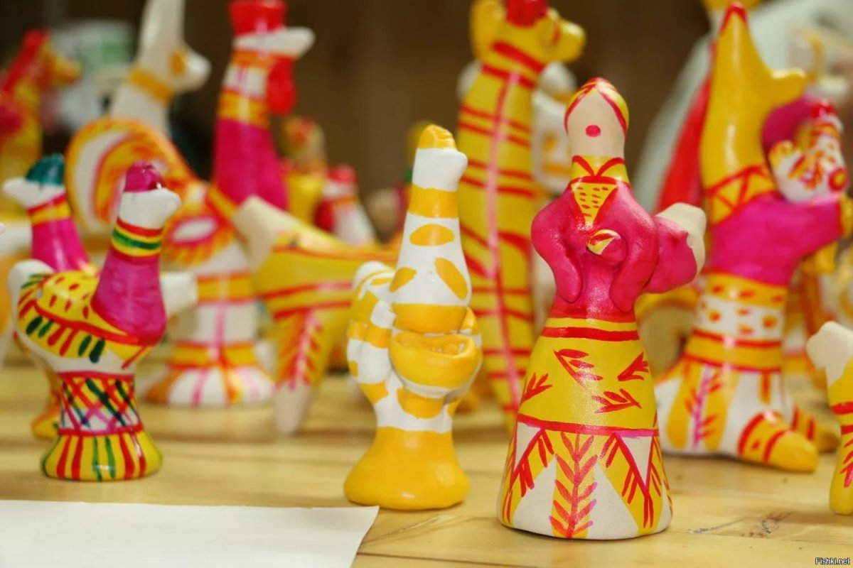 Глиняная игрушка Филимоновский баран