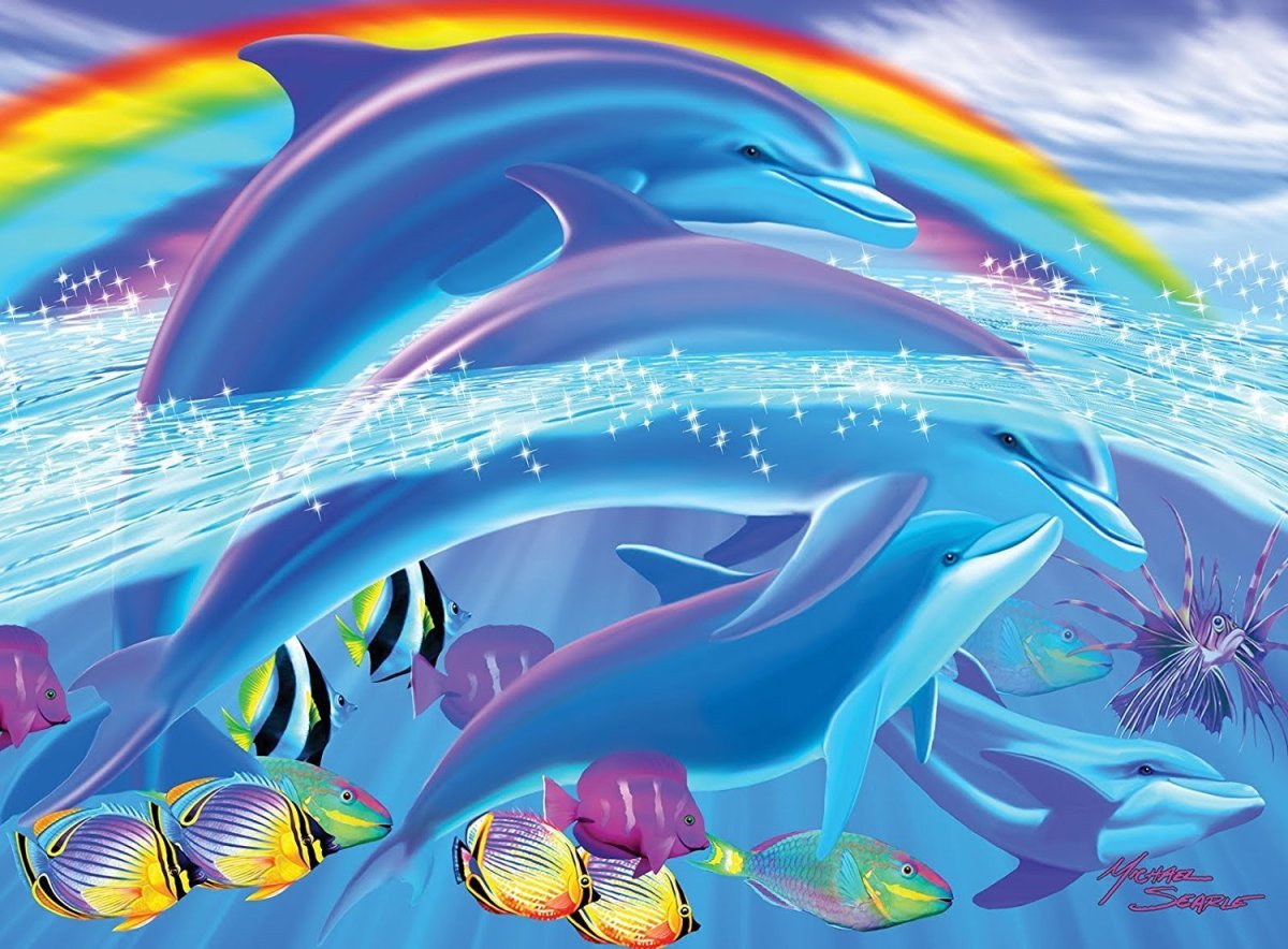 Радужные дельфины