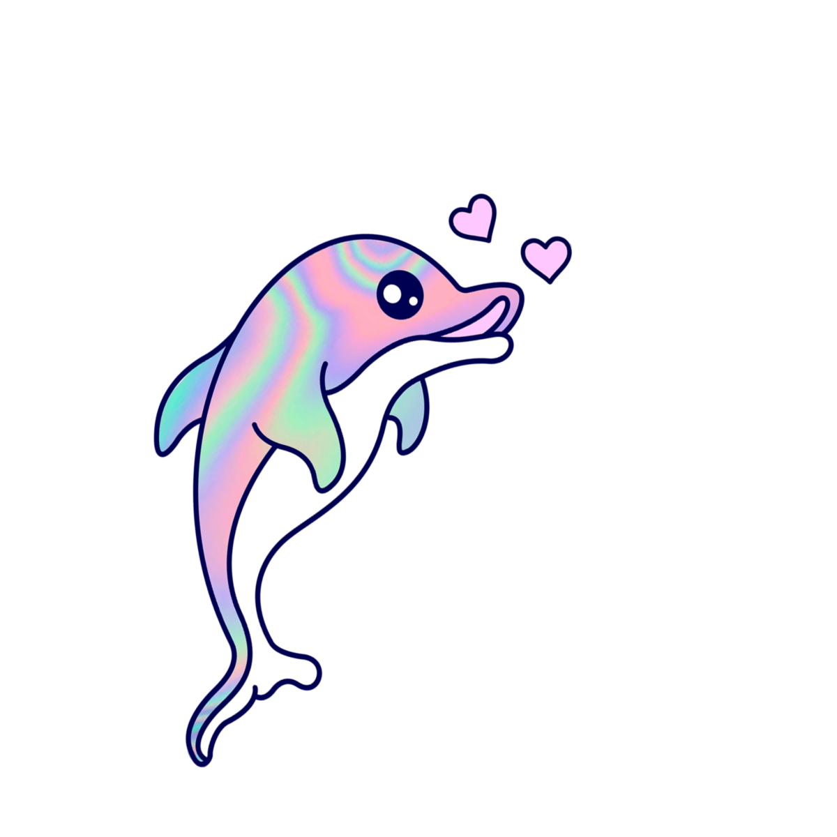 Дельфин рисунок