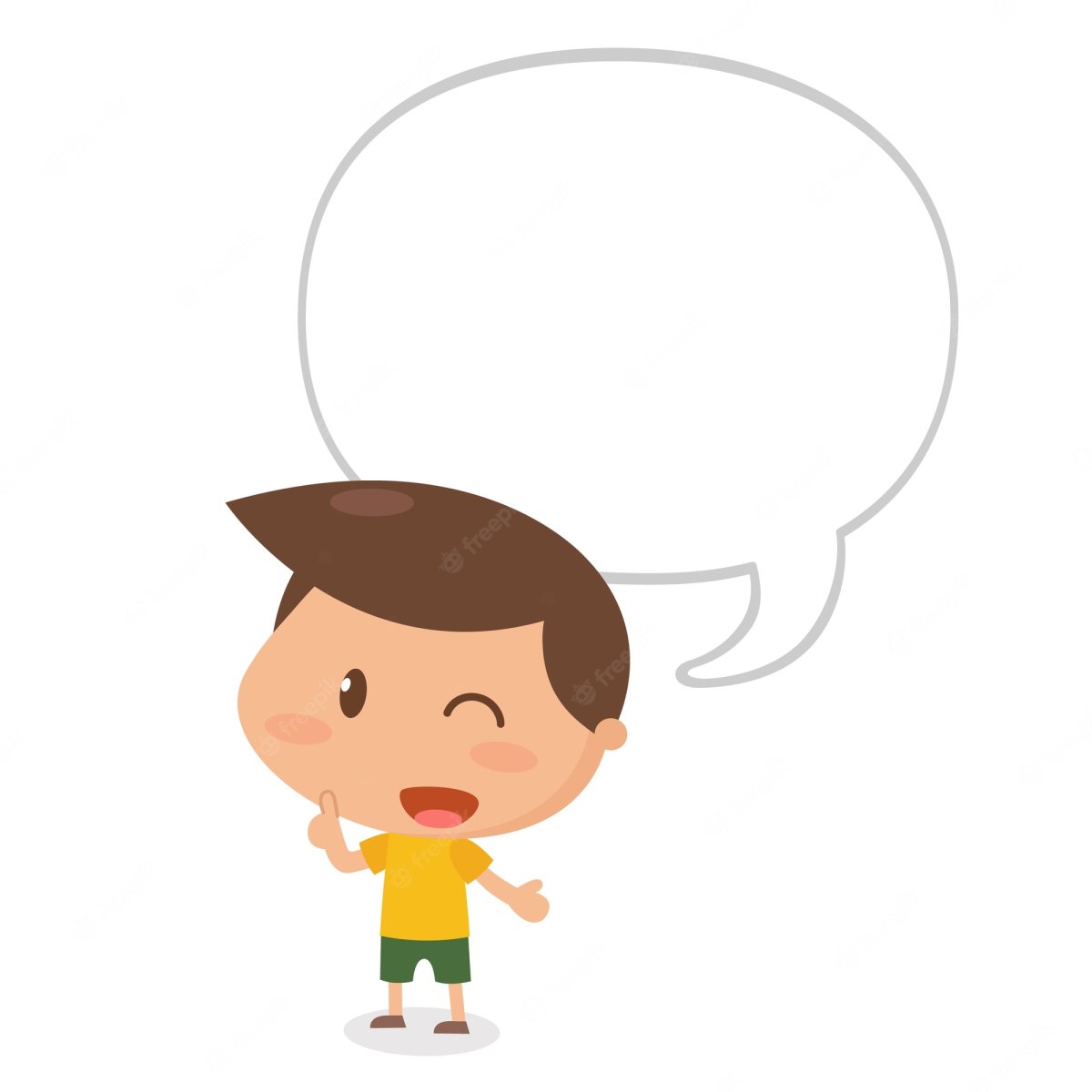 Мультяшные дети говорят