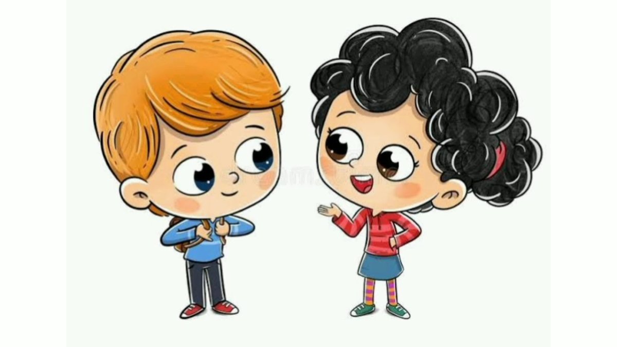 Разговор мальчика и девочки