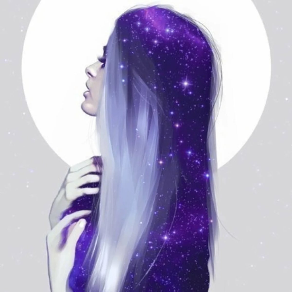 Девушка космос арт