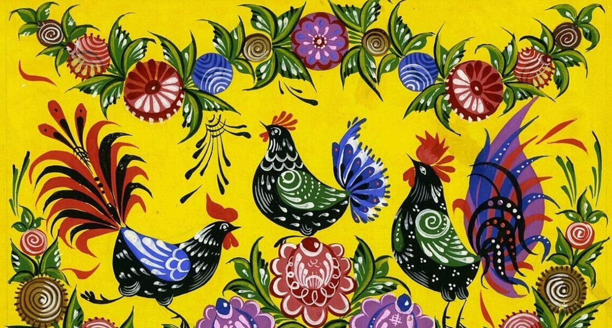 Городецкая роспись