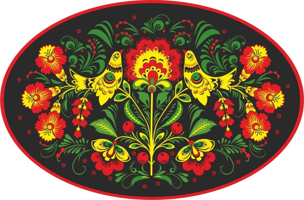 Хохломская роспись промысел