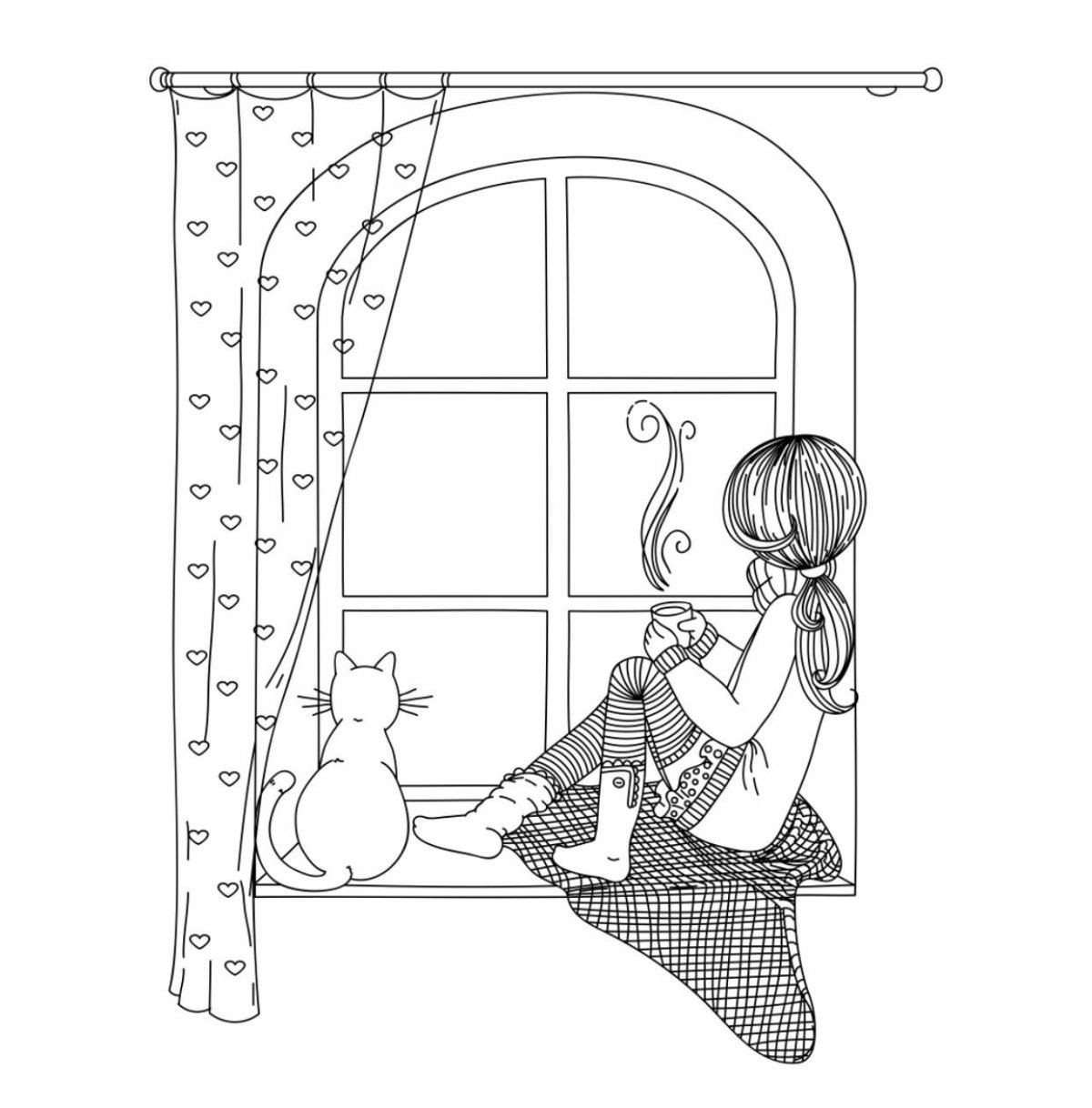 Окно раскраска