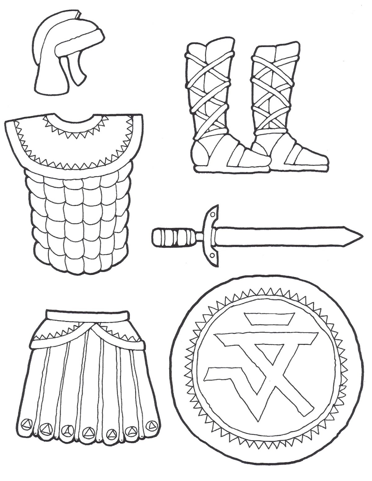 Броня раскраска