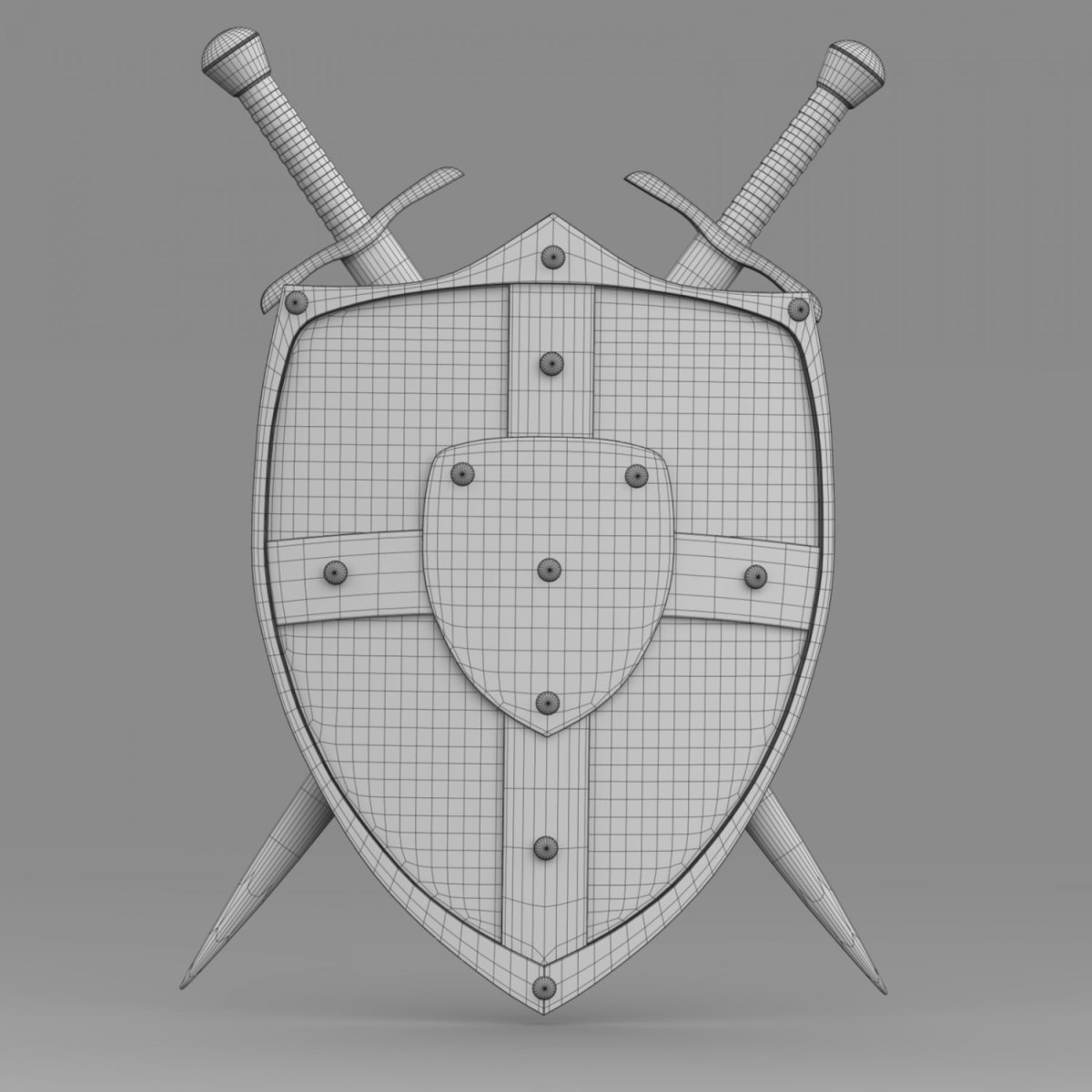 Древнерусский щит и меч