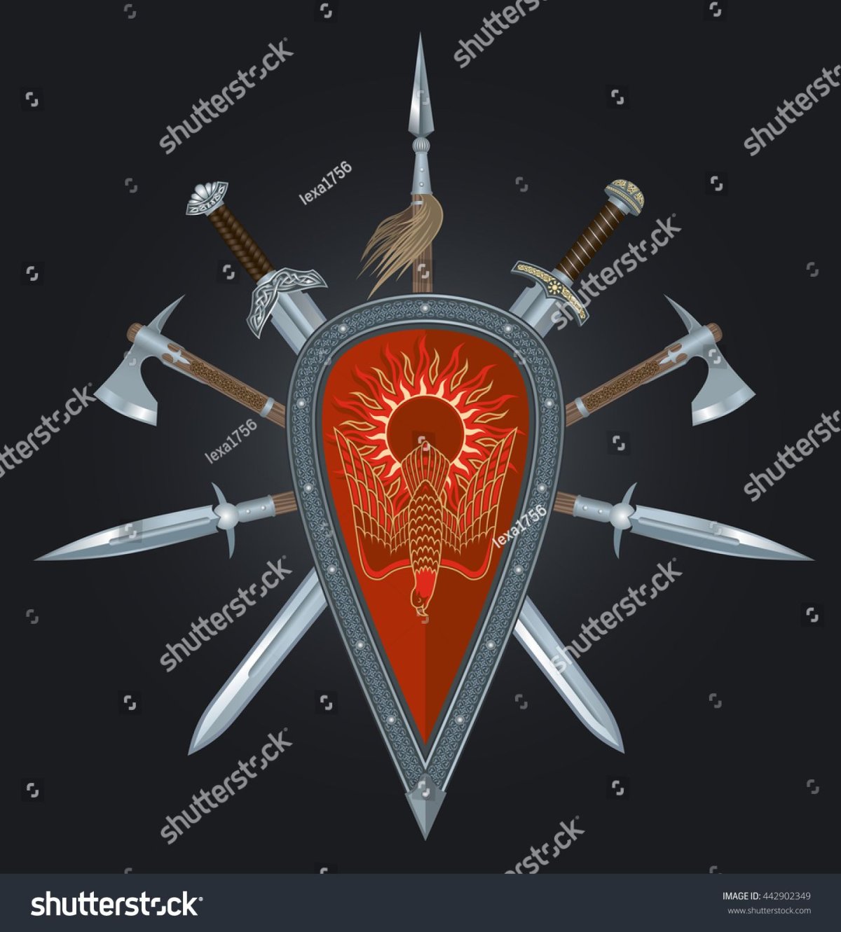 Щит богатыря Александра Невского