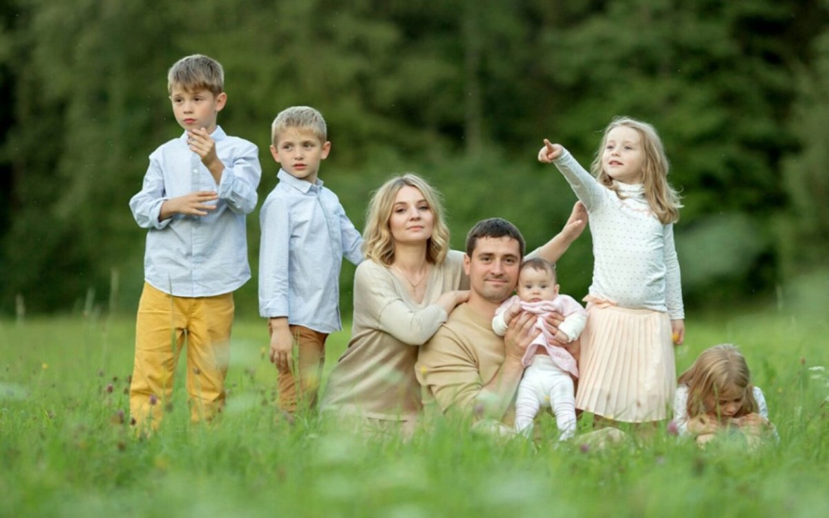 Большая семья