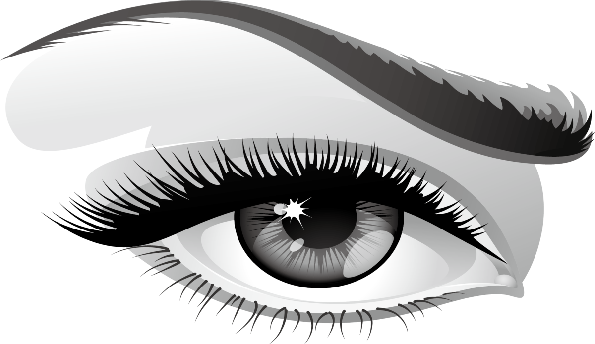 Ресницы без фона