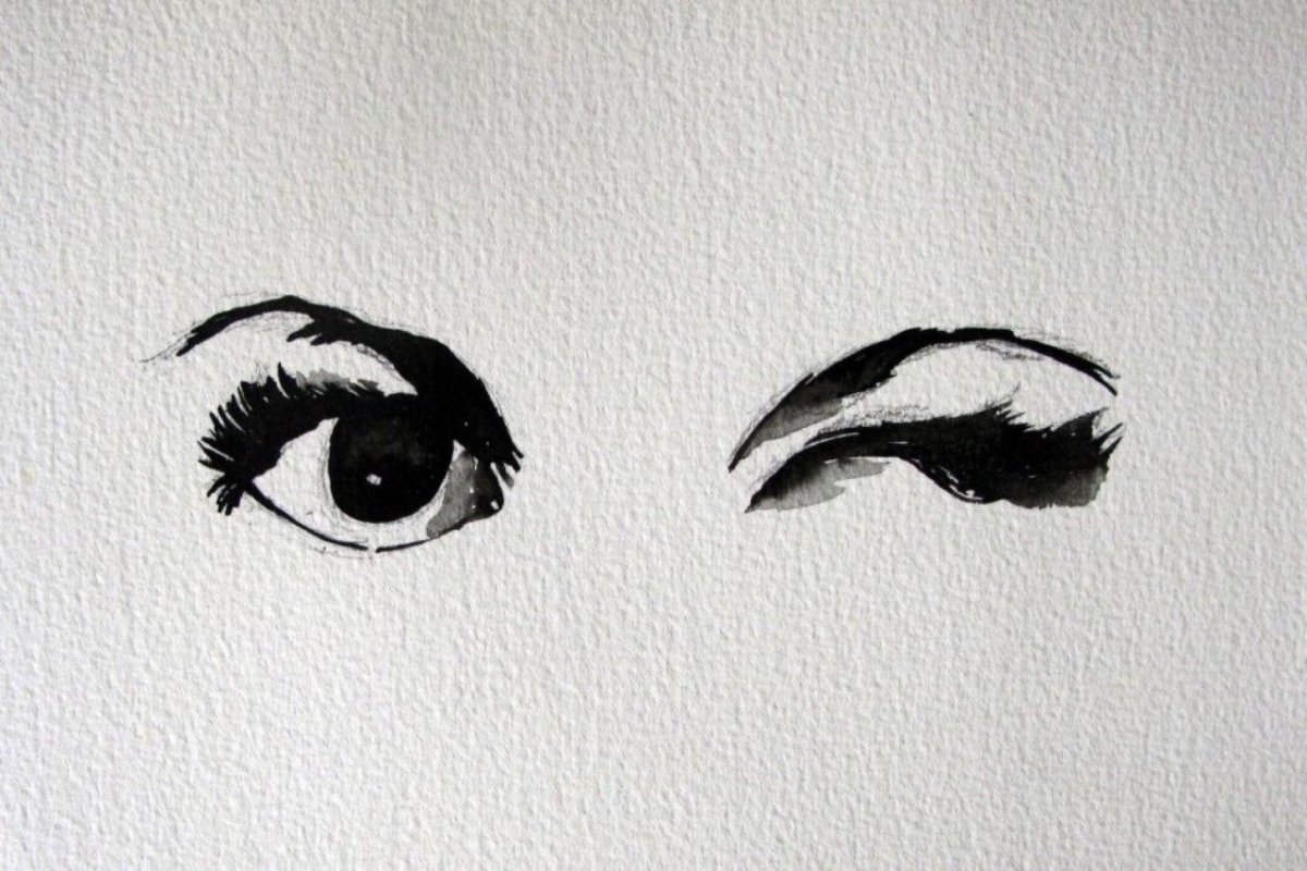 Глаз рисунок Минимализм